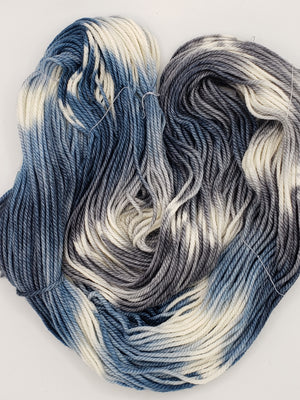 Back Country - RAIN, DRIZZLE, FOG - Hand Dyed Chunky Yarn 4 ounces/125g