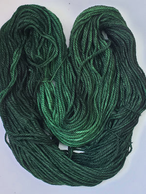 Back Country - EVERGREEN - Hand Dyed Chunky Yarn 4 ounces/125g
