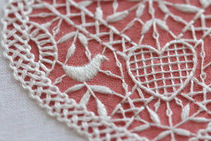 Kiriki Press - LACE HEART - Embroidery Sampler Kit - DIY