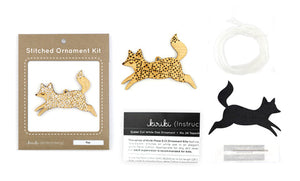 Kiriki Press - FOX - DIY Stitched Ornament Kit
