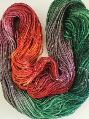 Thicket Tweedy - JASPER- Aran Hand Dyed Yarn