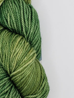 Back Country - WASABI - Hand Dyed Chunky Yarn 4 ounces/125g