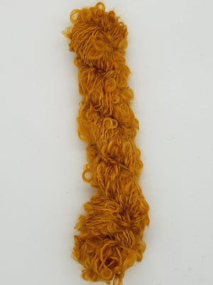Mohair Loopy Locks - SUNFLOWER - 2190 Hand Dyed Boucle Yarn B1