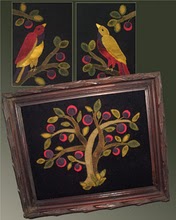 Tree of Life Wool Applique Pattern - Wall Hanging