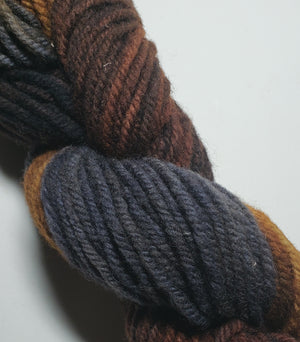 Wonder Woolen - EARTH -  Fleece Artist Hand Dyed Yarn - Shades of Brown