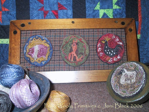 Primitive Animal Collection - #1806 - Punch Needle Paper or Digital Pattern