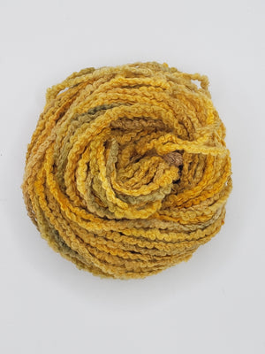 MASHAM BOUCLE Mini-Skein - SUNFLOWER - Chunky Boucle - Hand Dyed Yarn MA765