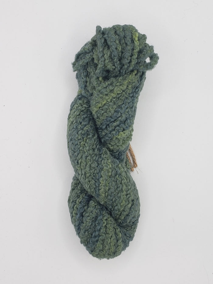 MASHAM BOUCLE Mini-Skein - LEAF - Chunky Boucle - Hand Dyed Yarn MA1520-02