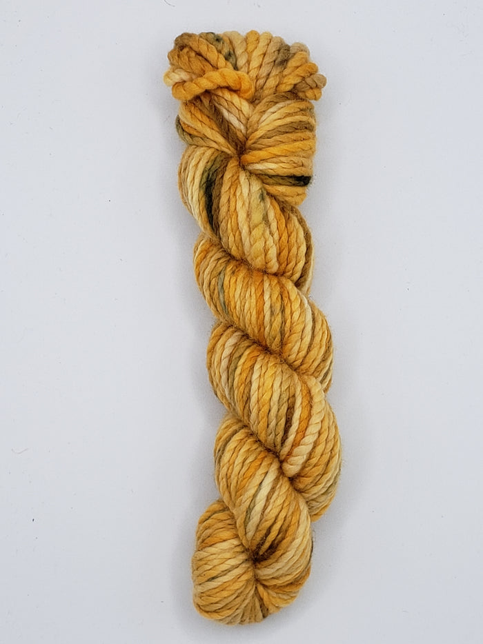 Othello Merino Mini-Skein - SUNFLOWER - 0756 Hand Dyed Chunky Yarn 50GR - B2