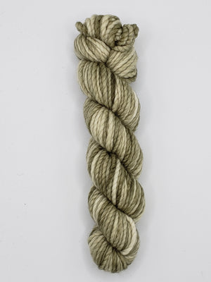 Othello Merino Mini-Skein - GREEN HYDRANGEA - 2343 Hand Dyed Chunky Yarn 50GR - B2
