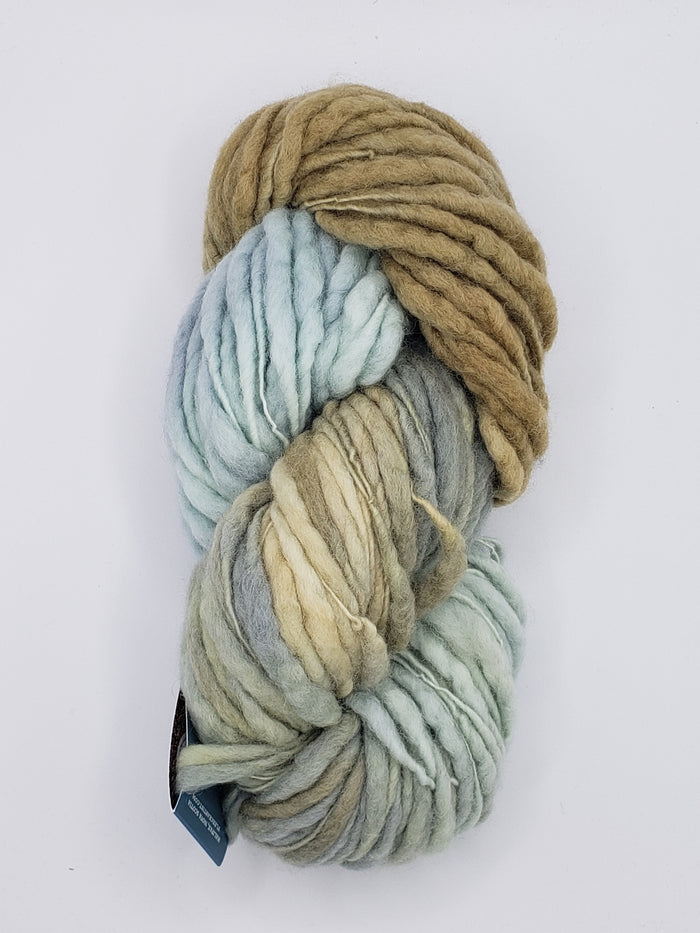 Slubby - GREENWICH DUNES -  National Park Collection - Merino/Blue Face Leicester - Hand Dyed Textured Yarn Thick and Thin