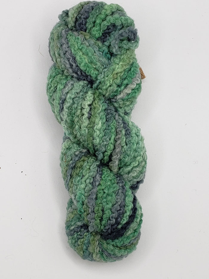 MASHAM BOUCLE Mini-Skein - SUMMER'S DAY - Chunky Boucle - Hand Dyed Yarn MA769