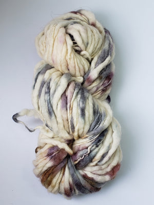 Slubby - BIRCH -  National Park Collection - Merino/Blue Face Leicester - Hand Dyed Textured Yarn Thick and Thin