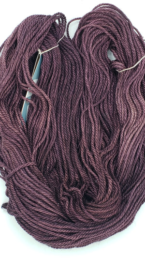 Back Country - PLUM - Hand Dyed Chunky Yarn 4 ounces/125g