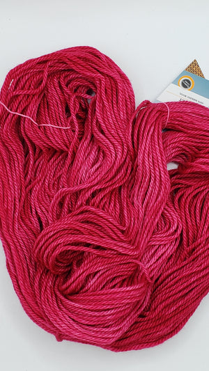 Back Country - RASPBERRY CORDIAL - Hand Dyed Chunky Yarn 4 ounces/125g