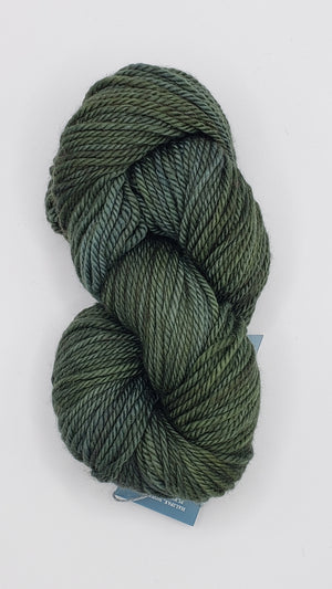 Back Country - KALE - Hand Dyed Chunky Yarn 4 ounces/125g