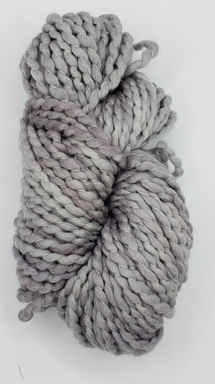 Crimp - STONE - OOAK Hand Dyed Chunky Textured Yarn - Landscape Shades