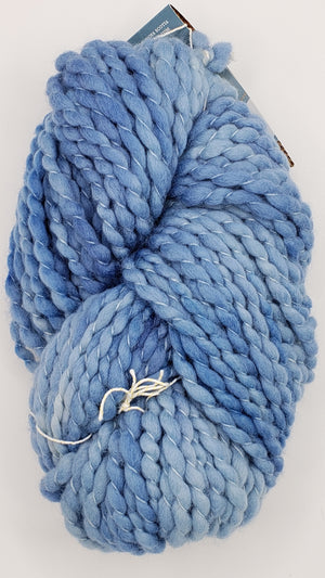 Crimp - CIELO - OOAK Hand Dyed Chunky Textured Yarn - Landscape Shades