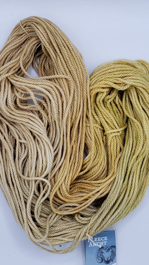 Back Country - STRAW - Hand Dyed Chunky Yarn 4 ounces/125g