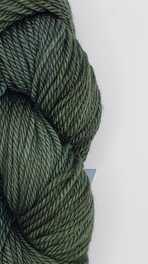 Back Country - KALE - Hand Dyed Chunky Yarn 4 ounces/125g