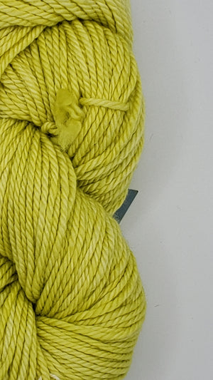 Back Country - SUNNY LIME - Hand Dyed Chunky Yarn 4 ounces/125g
