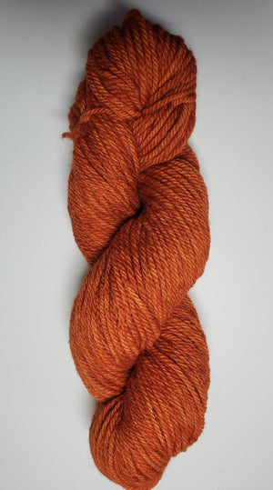 PUMPKIN  100% Wool Yarn - Chunky Weight  100 grams