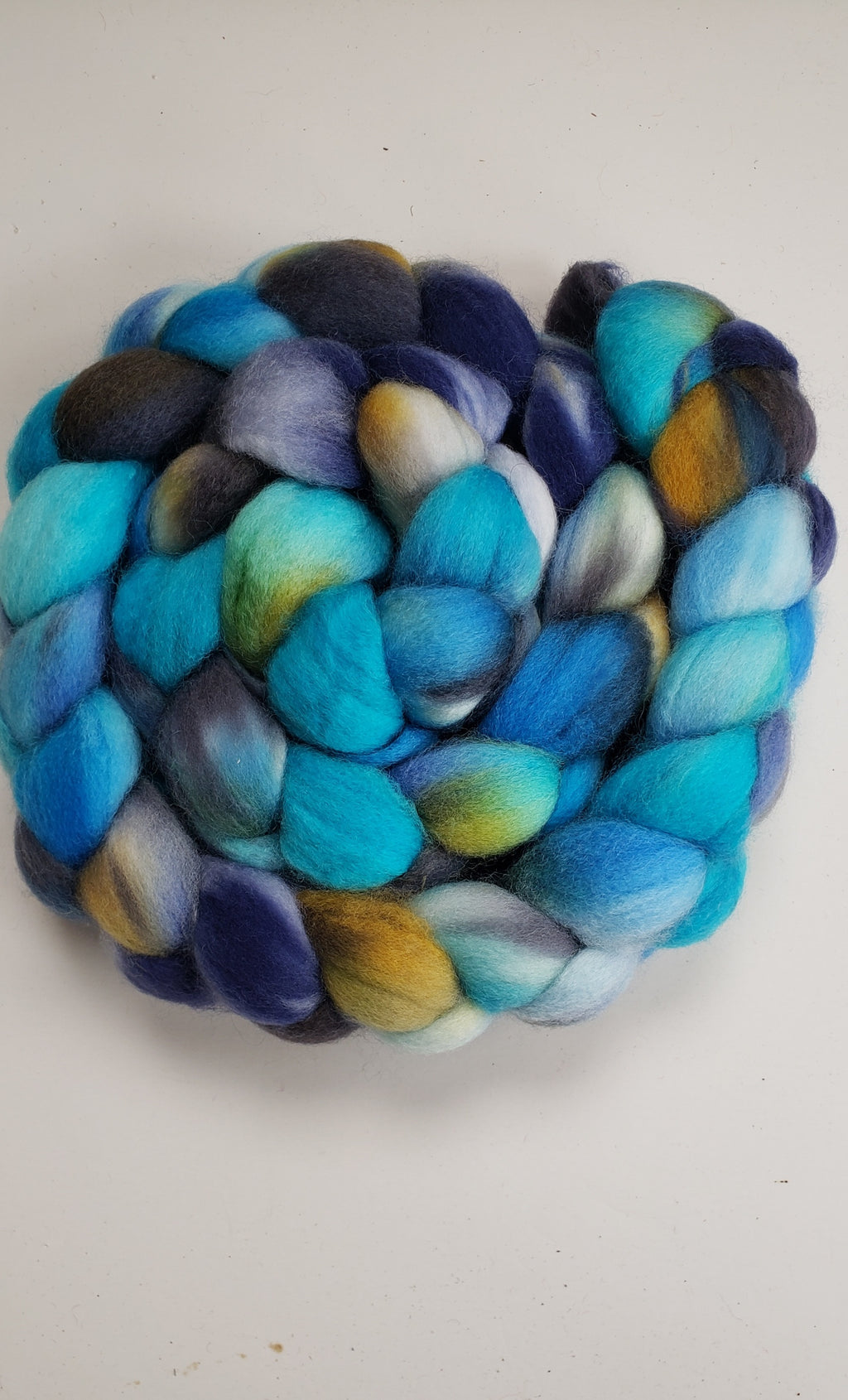 WOOL ROVING - BEACH GLASS - Hand Dyed - 30GR - B1