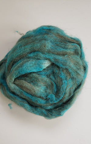 FLEECE - TRIBAL -  1 OZ Hand Dyed Fleece B1