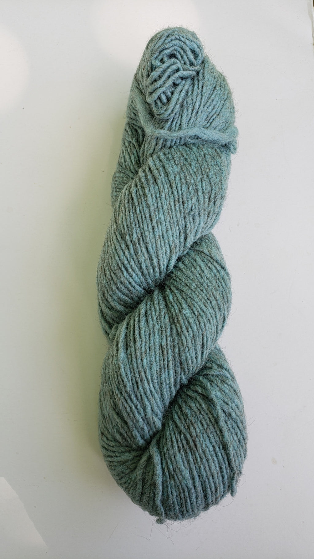 SPA BLUE Heathered w GRAY -   Alpaca/Merino Wool Skeins - Worsted WT 100 grams -  B2