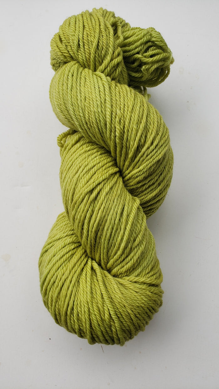 Chinook Worsted Weight - CITRUS BURST - OOAK - 100%  Merino Wool Yarn - Hand Dyed