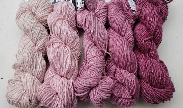 Eden - ISLAND ROSES - Hand Dyed Worsted Yarn 4 ounces/125g- Fleece Artist