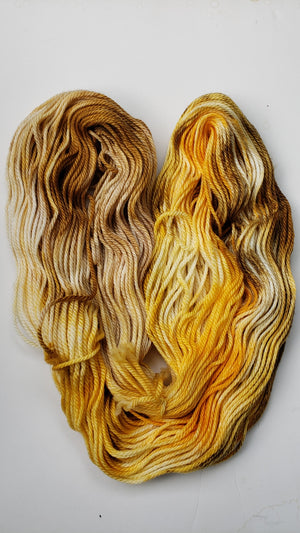 AFW -  GOLDEN HOUR - Extra Fine Merino - Hand Dyed Worsted/Aran Weight Yarn