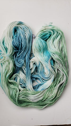 AFW -  RIPTIDE - Extra Fine Merino - Hand Dyed Worsted/Aran Weight Yarn