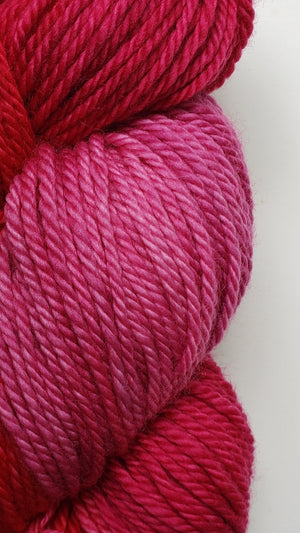 Back Country - PINK PEONY - Hand Dyed Chunky Yarn 4 ounces/125g