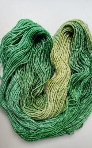 Back Country - PEA SHOOT - Hand Dyed Chunky Yarn 4 ounces/125g