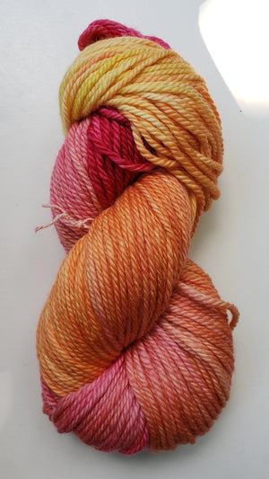 Back Country - MARIGOLDS - Hand Dyed Chunky Yarn 4 ounces/125g