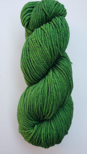 Chinook Worsted Weight - DOUGLAS FIR - OOAK - 100%  Merino Wool Yarn - Hand Dyed