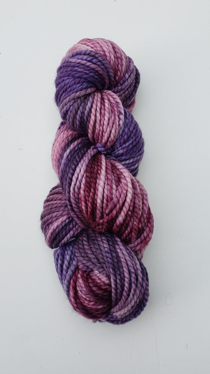 AFW - RASPBERRY DELIGHT - Extra Fine Merino - Hand Dyed Chunky Weight Yarn