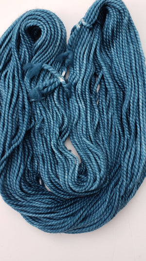 AFW - TEAL - Extra Fine Merino - Hand Dyed Chunky Weight Yarn