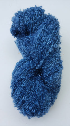 Wool Curly Locks - BROOK -  Hand Dyed Textured Yarn