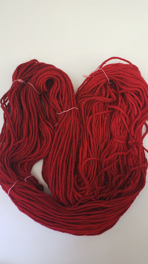 Back Country - RUBY - Hand Dyed Chunky Yarn 4 ounces/125g