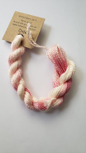 Lichen and Lace Embroidery Thread Wool/Silk - PINK