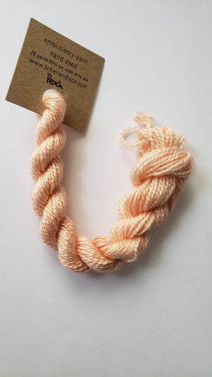 Lichen and Lace Embroidery Thread Wool/Silk - PINK