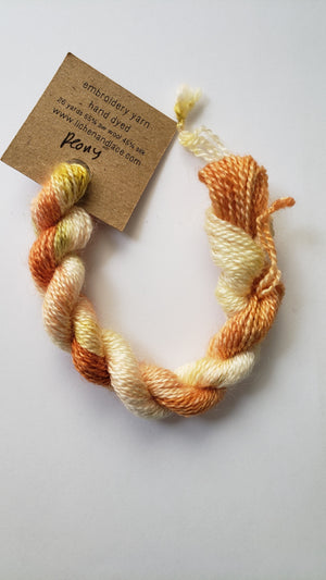 Lichen and Lace Embroidery Thread Wool/Silk - PINK