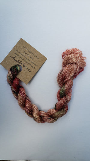 Lichen and Lace Embroidery Thread Wool/Silk - PINK