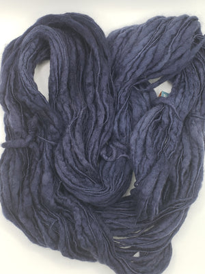 Slubby - DARK SKY -  National Park Collection - Merino/Blue Face Leicester - Hand Dyed Textured Yarn Thick and Thin