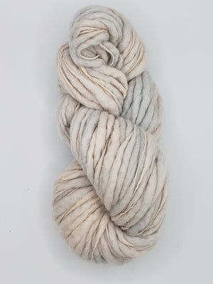 Slubby - FOG -  National Park Collection - Merino/Blue Face Leicester - Hand Dyed Textured Yarn Thick and Thin