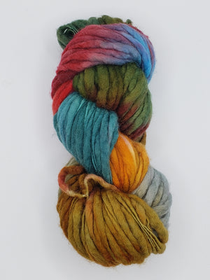 Slubby - THOUSAND ISLANDS -  National Park Collection - Merino/Blue Face Leicester - Hand Dyed Textured Yarn Thick and Thin