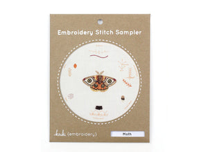 Kiriki Press - MOTH - Embroidery Sampler Kit - DIY "COMING EARLY MARCH"