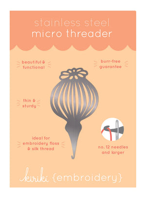Kiriki Press - POPPY - Needle Threader Micro - "COMING EARLY MARCH"